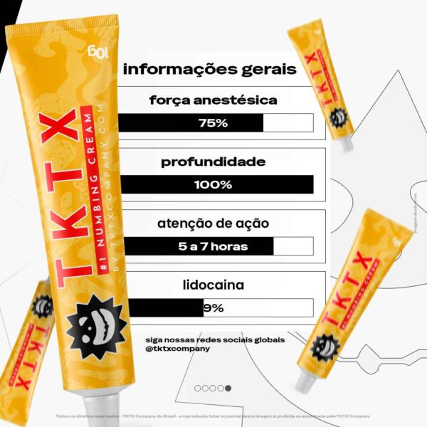 Pomada TKTX Amarela 75%