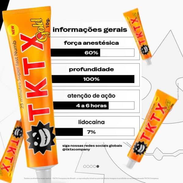 Pomada TKTX Gold 60%